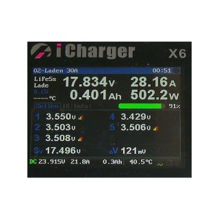 Junsi iCharger X6 Ladegerät 800W - 6S