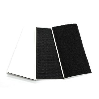 Selbstklebendes Klettband 50x100mm - schwarz