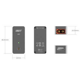 iSDT USB SMART CHARGER UC1 - 18W, 2A, 5-12V