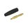 4.0mm gold plated banana connector black