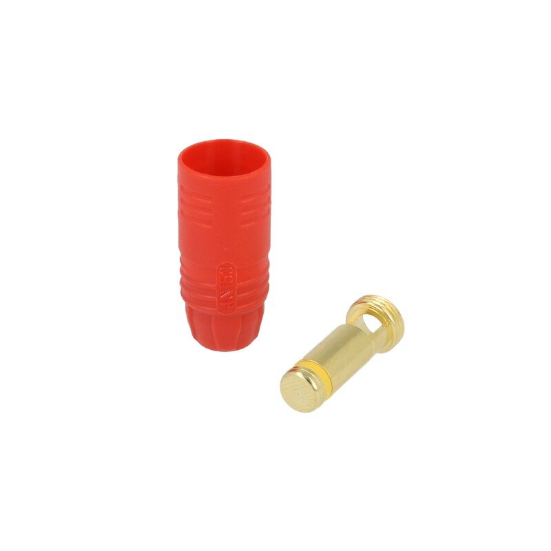 7 mm Anti-Blitz Goldsteckersystem AS150 - 150A - Stecker rot, 4,05 €