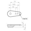 Plastic Single Servo horn package for DS/HV1220-1250,...