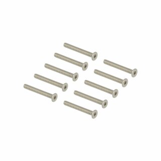Flat Head Stainless Bolts M3x25