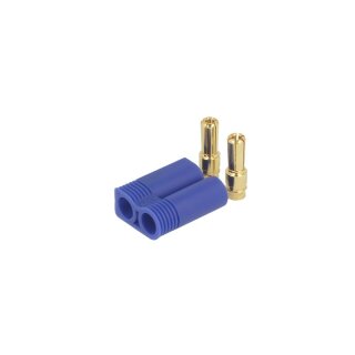 EC5 connector rmale - slit version - blue