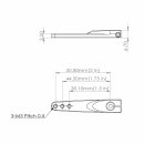 Servohorn einseitig Metall M3 - L 1.5/1.75/2 in - for...