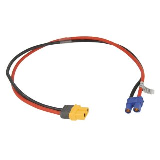 Power supply connection cable for iSDT SP2417/SP2425 - EC3 female to XT60 female - 40cm