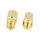 3.5mm gold plated connector - pair