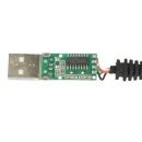 USB zu TTL UART Adapter RS232 - CH340C - Dupont Pinheader Buchsen Raster 2,54 mm